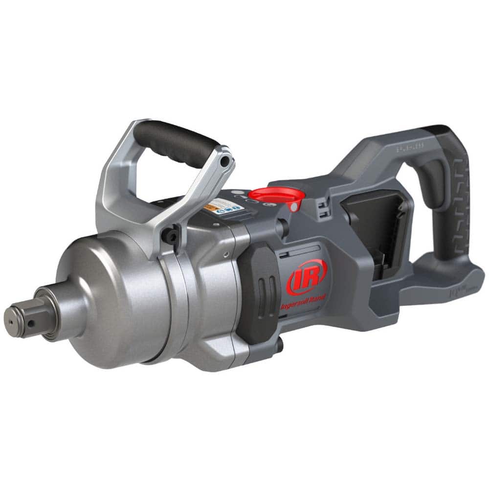 Ingersoll-Rand - Cordless Impact Wrenches & Ratchets; Voltage: 20.00 ; Drive Size (Inch): 1 ; Battery Chemistry: Lithium-Ion ; Handle Type: D-Handle ; Speed (RPM): 0-890 ; Number of Batteries Included: 0 - Exact Tooling