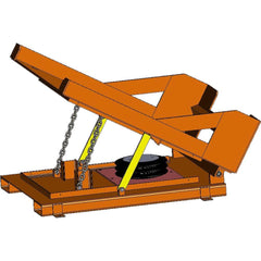 Hovair - Lifting Tables; Type: Tilt Only Table ; Lift Style: Scissor ; Style: Pneumatic ; Load Capacity (Lb.): 4000.000 ; Minimum Height (Decimal Inch): 8.5000 ; Lift Height (Inch): 32.5 - Exact Tooling