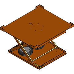 Hovair - Lifting Tables; Type: Lift & Rotate ; Lift Style: Scissor ; Style: Pneumatic ; Load Capacity (Lb.): 4000.000 ; Minimum Height (Decimal Inch): 8.5000 ; Lift Height (Inch): 32.5 - Exact Tooling