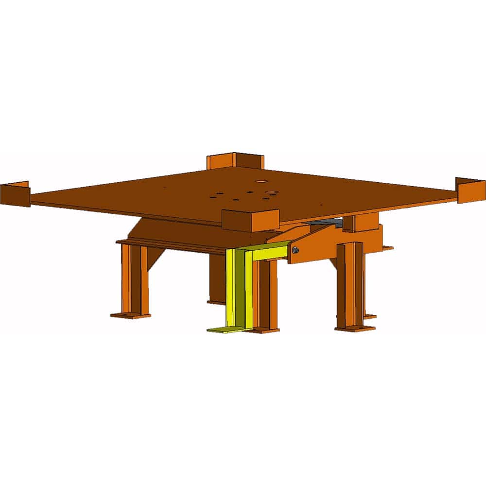Hovair - Lifting Tables; Type: Mech. Rotate Table ; Lift Style: Scissor ; Style: Pneumatic ; Load Capacity (Lb.): 4000.000 ; Minimum Height (Decimal Inch): 18.0000 ; Lift Height (Inch): 18.00 - Exact Tooling