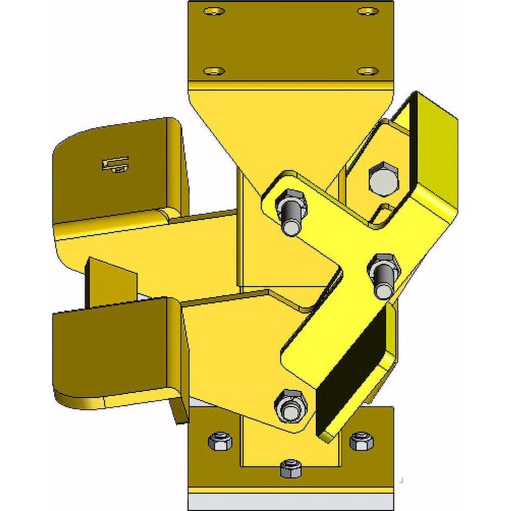 Hovair - Cart Accessories; Media Type: Floor Brake ; For Use With: For use 25-3020, 25-3030, 25-3050 ; Color: Traffic Yellow - Exact Tooling