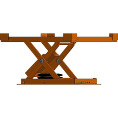 Hovair - Lifting Tables; Type: Lift Table only ; Lift Style: Scissor ; Style: Pneumatic ; Load Capacity (Lb.): 2000.000 ; Minimum Height (Decimal Inch): 7.5000 ; Lift Height (Inch): 28.38 - Exact Tooling