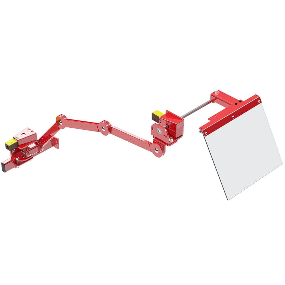 Rockford Systems - Chip Guards & Cutting-Point Shields; Type: Shield & Mount ; Shield Style: Flat ; Base Type: Direct Mount ; Shield Material: Polycarbonate ; Shield Width (Inch): 12 ; Shield Length (Inch): 14 - Exact Tooling