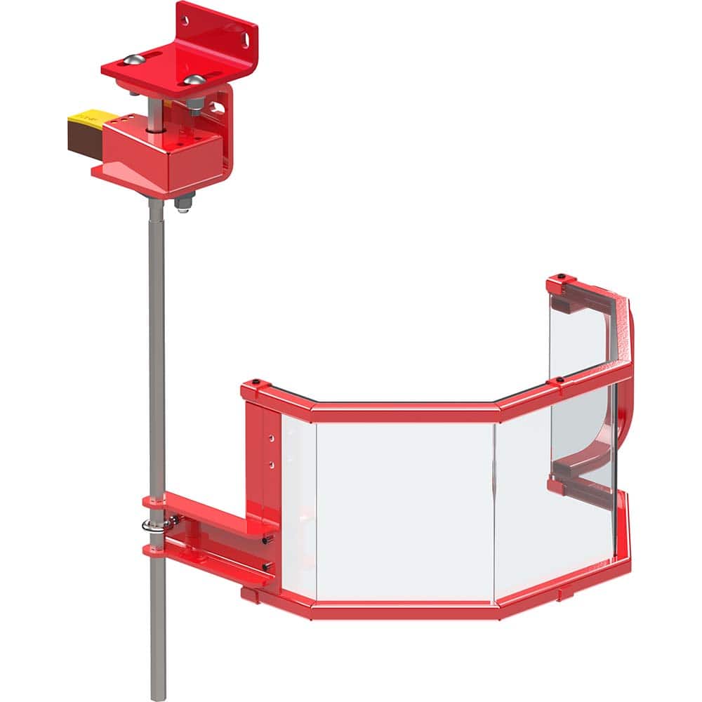 Rockford Systems - Chip Guards & Cutting-Point Shields; Type: Shield & Mount ; Shield Style: Octagonal ; Base Type: Direct Mount ; Shield Material: Polycarbonate ; Shield Width (Inch): 8 ; Shield Length (Inch): 9 - Exact Tooling
