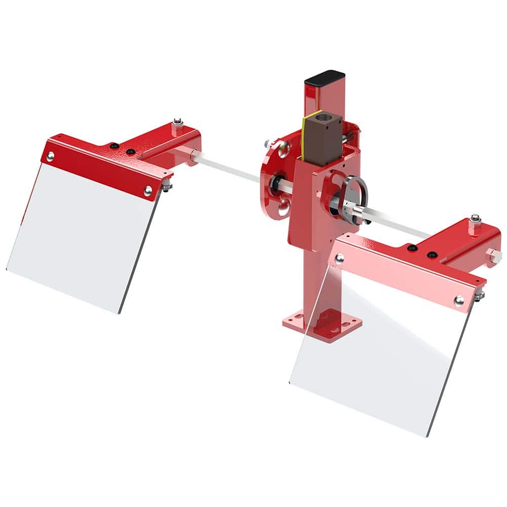 Rockford Systems - Chip Guards & Cutting-Point Shields; Type: Shield & Mount ; Shield Style: Flat ; Base Type: Direct Mount ; Shield Material: Polycarbonate ; Shield Width (Inch): 8 ; Shield Length (Inch): 9 - Exact Tooling