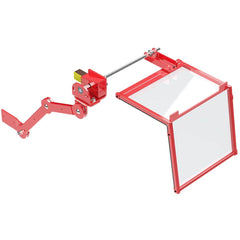 Rockford Systems - Chip Guards & Cutting-Point Shields; Type: Shield & Mount ; Shield Style: 2-Sided ; Base Type: Direct Mount ; Shield Material: Polycarbonate ; Shield Width (Inch): 14 ; Shield Length (Inch): 16 - Exact Tooling