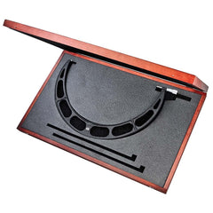 Starrett - Mechanical Outside Micrometers; Minimum Measurement (mm): 550.00 ; Maximum Measurement (mm): 575.00 ; Graduation (mm): 0.01 ; Features: Starrett Satin Chrome Finish - No Glare - Exact Tooling