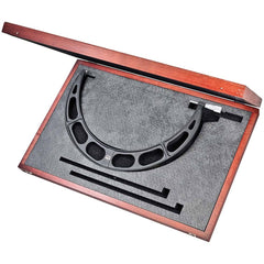 Starrett - Mechanical Outside Micrometers; Minimum Measurement (mm): 425.00 ; Maximum Measurement (mm): 450.00 ; Graduation (mm): 0.01 ; Features: Starrett Satin Chrome Finish - No Glare - Exact Tooling