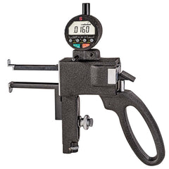 Starrett - Groove-Checking Comparator Gages; Type: Digital ; Minimum Measurement (mm): 9.00 ; Minimum Measurement (Decimal Inch): 0.3750 ; Maximum Measurement (Inch): 6.00 ; Maximum Measurement (Decimal Inch): 6.00 ; Maximum Measurement (mm): 150 - Exact Tooling