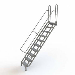 TRI-ARC - Rolling & Wall Mounted Ladders & Platforms Type: Stairway Slope Ladder Style: Stair Unit - Exact Tooling