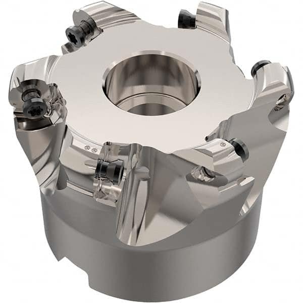 Seco - Indexable Copy Face Mills Cutting Diameter (mm): 40.79 Cutting Diameter (Decimal Inch): 1.6059 - Exact Tooling