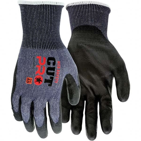 MCR Safety - Size 2XL, ANSI Cut Lvl A5, Polyurethane Coated Cut Resistant Gloves - Exact Tooling