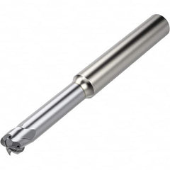 Seco - 4mm Diam, 0.43mm LOC, Solid Carbide Diamond-Pattern End Mill End Router Bit - Exact Tooling