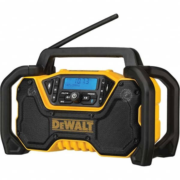 DeWALT - Job Site Radios Type: Bluetooth Speaker & Radio Height (Decimal Inch): 10.0000 - Exact Tooling
