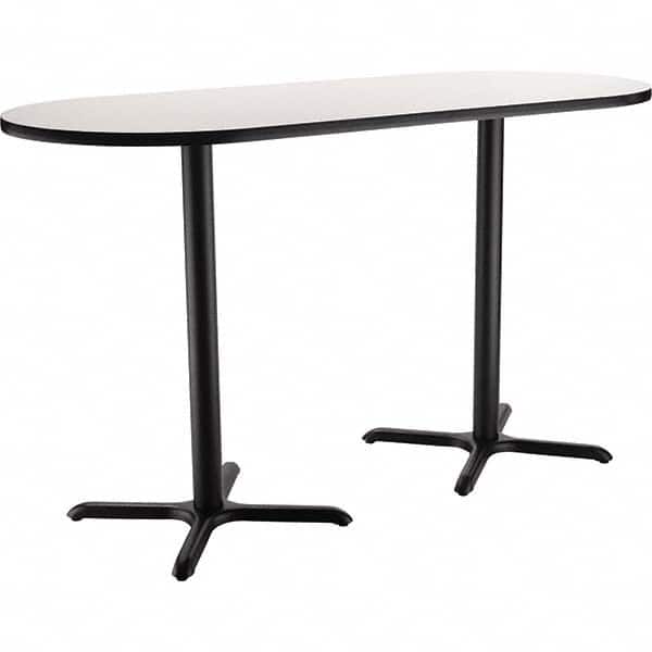 National Public Seating - Stationary Tables Type: Breakroom Material: HPL Particleboard Core w/T-Mold; Steel - Exact Tooling