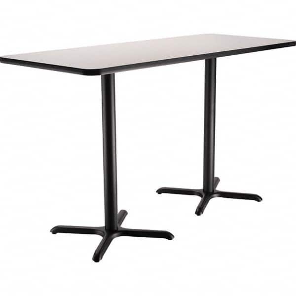 National Public Seating - Stationary Tables Type: Breakroom Material: HPL Particleboard Core w/T-Mold; Steel - Exact Tooling