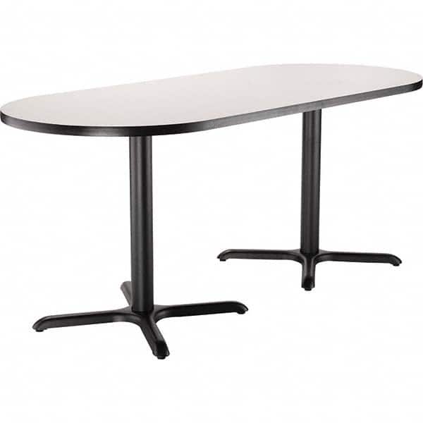 National Public Seating - Stationary Tables Type: Breakroom Material: HPL Particleboard Core w/T-Mold; Steel - Exact Tooling