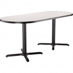 National Public Seating - Stationary Tables Type: Breakroom Material: HPL Particleboard Core w/T-Mold; Steel - Exact Tooling