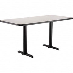 National Public Seating - Stationary Tables Type: Breakroom Material: HPL Particleboard Core w/T-Mold; Steel - Exact Tooling