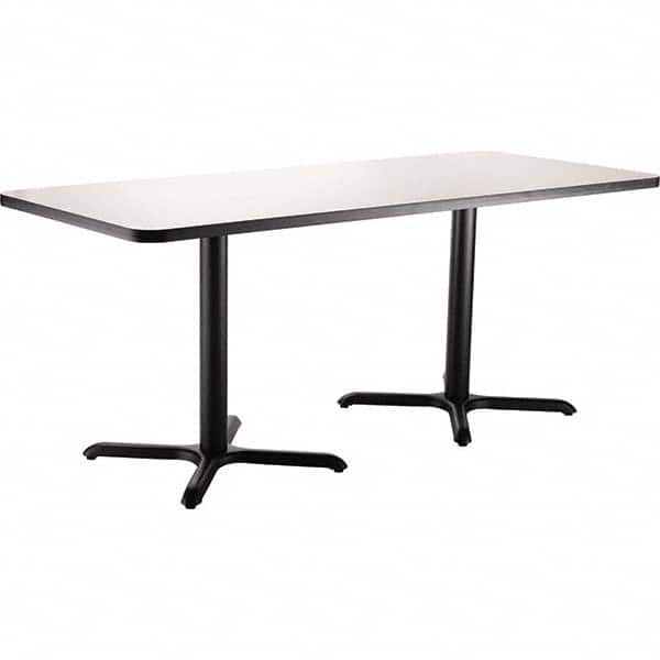 National Public Seating - Stationary Tables Type: Breakroom Material: HPL Particleboard Core w/T-Mold; Steel - Exact Tooling