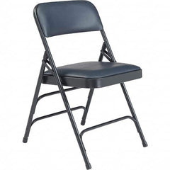 National Public Seating - Folding Chairs Pad Type: Folding Chair w/Vinyl Padded Seat Material: Vinyl; Steel - Exact Tooling