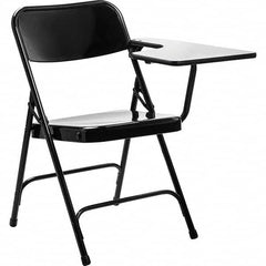 National Public Seating - Folding Chairs Pad Type: Folding Chair W/Tablet Arm Material: Steel - Exact Tooling