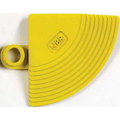 Wearwell - 1 4-Piece 4" Long x 3" Wide x 5/8" Thick, Modular Matting System - Exact Tooling