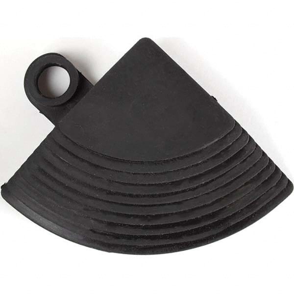 Wearwell - 1 4-Piece 4" Long x 3" Wide x 5/8" Thick, Modular Matting System - Exact Tooling