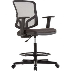 ALERA - Swivel & Adjustable Stools Type: Adjustable Height Stool Base Type: Metal - Exact Tooling