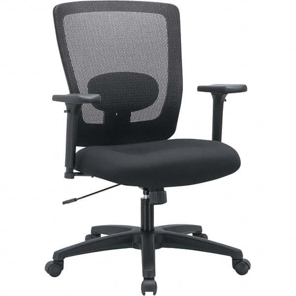 ALERA - 37 to 41-1/2" High Mid-Back Swivel/Tilt Chair - Exact Tooling