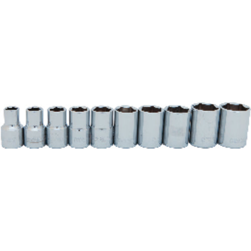 1/2″ 10PC SOCKET SET 6PT - Exact Tooling