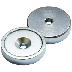 Eclipse - Rare Earth Pot Magnets Rare Earth Metal Type: Neodymium Rare Earth Diameter (Inch): 1.6094 - Exact Tooling