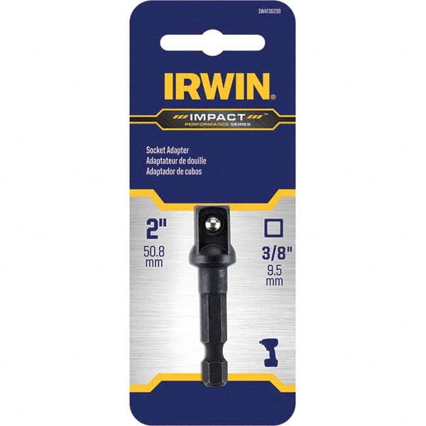 Irwin - 3/8" Hex Impact Socket Adapter - Exact Tooling