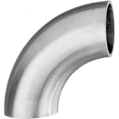 Value Collection - Sanitary Stainless Steel Pipe Fittings Type: 90 Short Elbow Style: Butt Weld - Exact Tooling