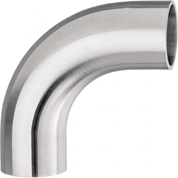 Value Collection - Sanitary Stainless Steel Pipe Fittings Type: 90 Elbow Style: Butt Weld - Exact Tooling