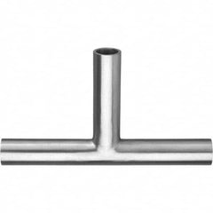 Value Collection - Sanitary Stainless Steel Pipe Fittings Type: Tee Style: Butt Weld - Exact Tooling