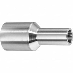 Value Collection - Sanitary Stainless Steel Pipe Fittings Type: Straight Adapter Style: Butt Weld - Exact Tooling