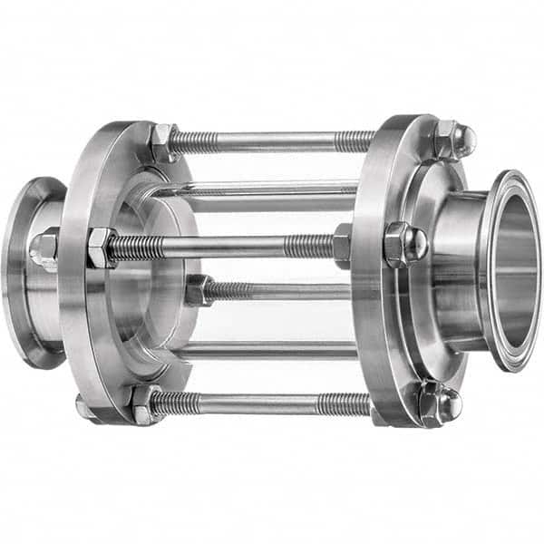 Value Collection - Sanitary Stainless Steel Pipe Fittings Type: Sight Glass Style: Quick-Clamp - Exact Tooling