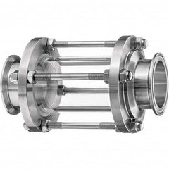 Value Collection - Sanitary Stainless Steel Pipe Fittings Type: Sight Glass Style: Quick-Clamp - Exact Tooling