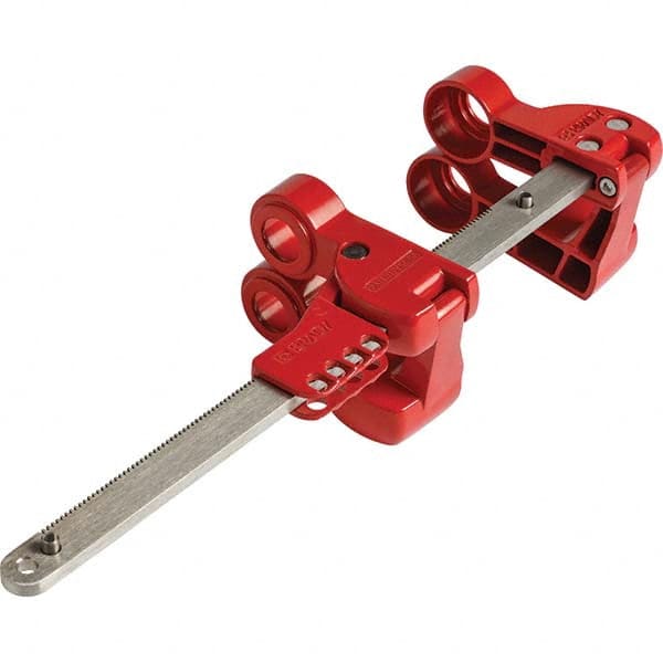 Brady - Pneumatic & Valve Lockouts Type: Gate Valve Lockout Maximum Valve Handle Size (Inch): 3 - Exact Tooling