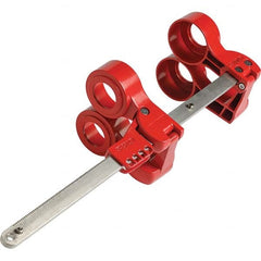 Brady - Pneumatic & Valve Lockouts Type: Gate Valve Lockout Maximum Valve Handle Size (Inch): 14 - Exact Tooling