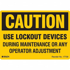 Brady - Safety & Facility Labels Message Type: Accident Prevention Header: CAUTION - Exact Tooling