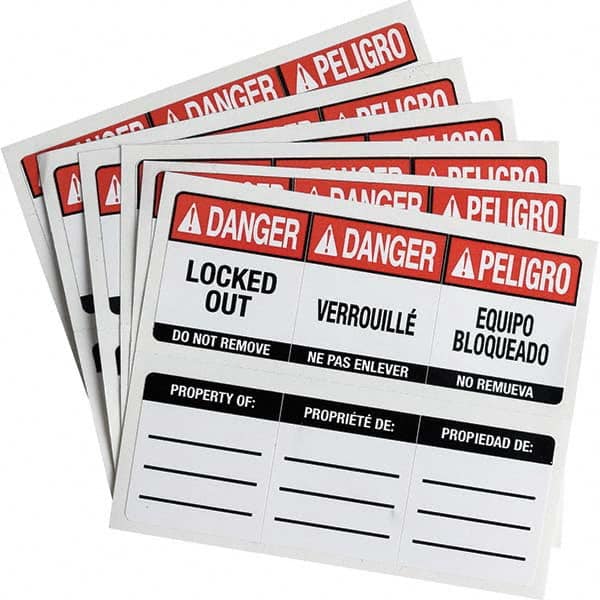 Brady - Safety & Facility Labels Message Type: Accident Prevention Header: DANGER - Exact Tooling