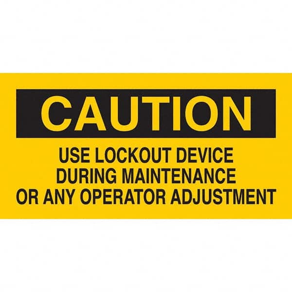 Brady - Safety & Facility Labels Message Type: Accident Prevention Header: CAUTION - Exact Tooling