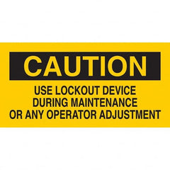 Brady - Safety & Facility Labels Message Type: Accident Prevention Header: CAUTION - Exact Tooling