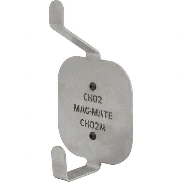 Mag-Mate - Coat & Hat Hooks Type: Double Coat & Hat Hook w/ Magnetic Mount Projection: 2-35/64 (Inch) - Exact Tooling