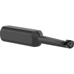 Criterion - 1/4" Min Bore Diam, 1-1/16" Max Bore Depth, 1/2" Shank Diam, Boring Bar - Exact Tooling