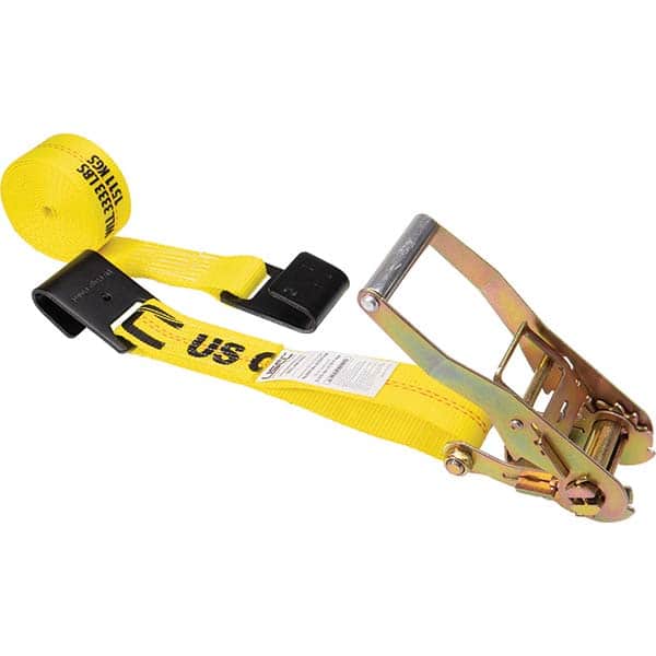 US Cargo Control - Slings & Tiedowns (Load-Rated) Type: Ratchet Tie Down Width (Inch): 2 - Exact Tooling