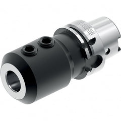 Seco - HSK125 Dual Contact Taper Shank 25mm Hole End Mill Holder/Adapter - 65mm Nose Diam, 160mm Projection, Through-Spindle Coolant - Exact Tooling