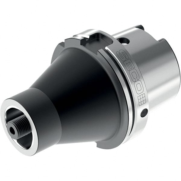 Seco - C8 System Size, HSK125 Taper, Modular Tool Holding System Adapter - 101mm Projection, 105mm Body Diam, 193mm OAL, Through Coolant - Exact Tooling